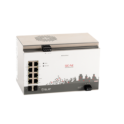 SDC-PoE - Advanced switch with PoE+ power supply backed-up